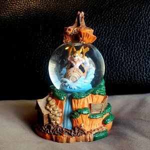 Rare Vintage Disney Splash Mountain Ride Snow Globe Glitter